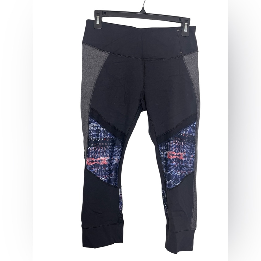 CALIA by Carrie Underwood Charcoal Cropped Leggings Medium